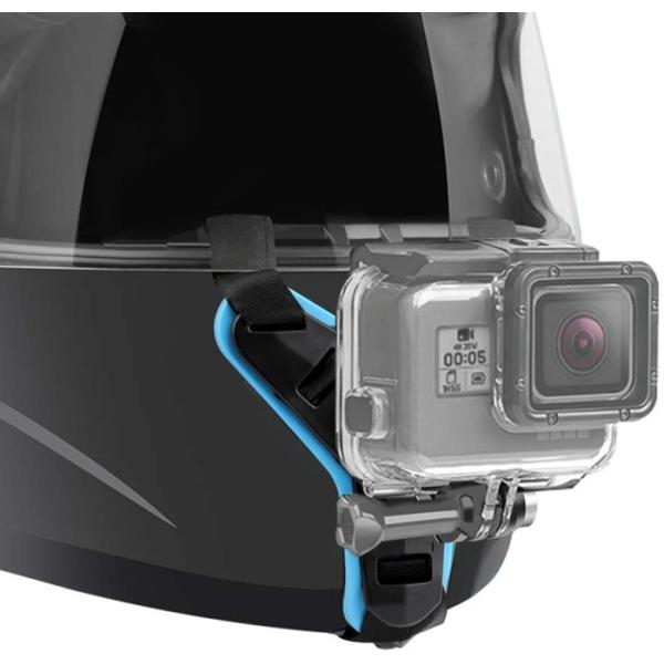 ヘルメットマウント ストラップ 顎マウント GoPro用 アダプター アクションカメラ用 ホルダー ...