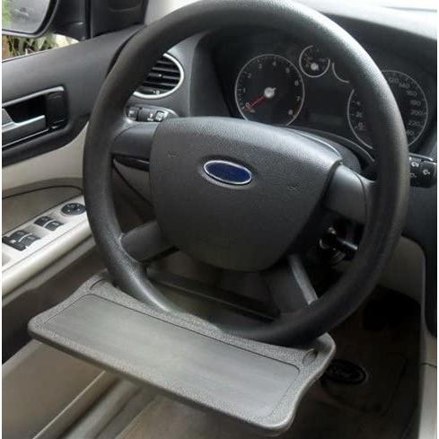 【並行輸入品】車用 ミニ ハンドルテーブル 車載用 ハンドル取り付け 食事用 作業用 カーテーブル ...