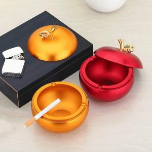【並行輸入品】りんご型灰皿 レッド 携帯灰皿 ...の詳細画像1