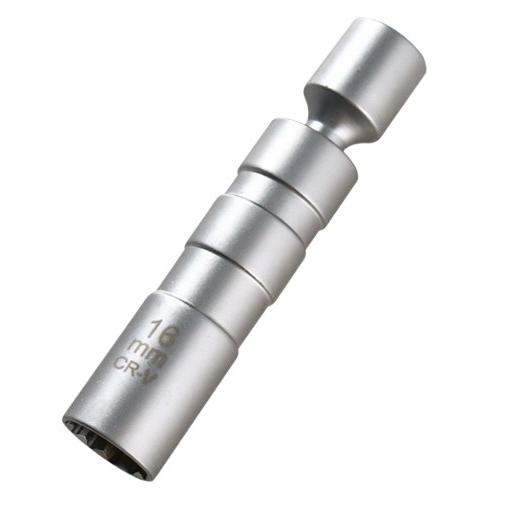【並行輸入品】スパークプラグソケット 16mm スパークプラグレンチ 12角 差込角3/8 クリップ...