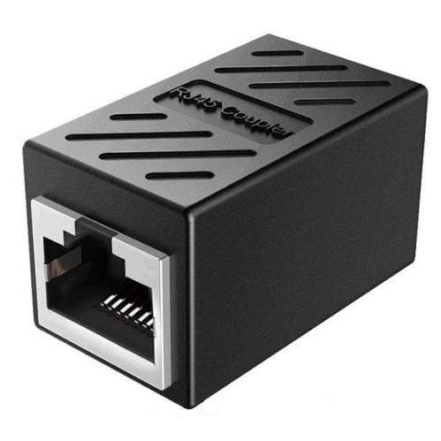 【並行輸入品】RJ45 LANケーブル用 中継コネクタ RJ45 LAN 延長 中継 アダプター メ...