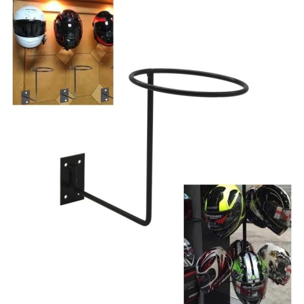 【並行輸入品】ヘルメットハンガー ブラック 壁掛け 吊るし フック ラック ディスプレイ ホルダー ...