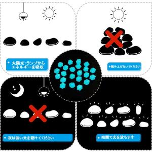 【並行輸入品】夜光石 ブルー 300個入り 発...の詳細画像2
