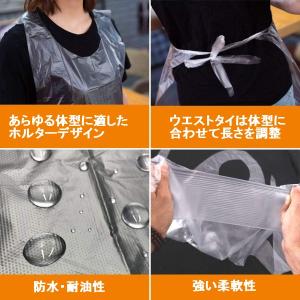 【並行輸入品】使い捨てエプロン 100枚入 透...の詳細画像1