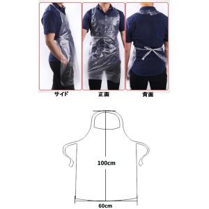 【並行輸入品】使い捨てエプロン 100枚入 透...の詳細画像2