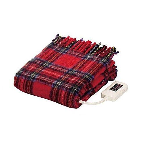 椙山紡織 電気ひざ掛け毛布 140×82cm NA-055H-RT 日本製 レッド SUGIYAMA...