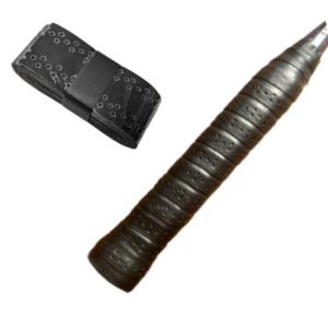 【並行輸入品】グリップテープ ブラック 滑り止め 吸汗性 テニスラケット バドミントン 釣り オーバ...