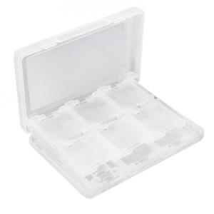 互換品]【2点】3DS DS ソフト 収納ケース 説明書ホルダー付き クリア