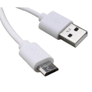 MicroUSBケーブル 1m ホワイト 2A USB(A)オス - USB(Micro-B)オス データ転送 急速充電ケーブル _｜vaps