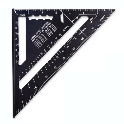 【並行輸入品】木工用 丸鋸 三角定規 0-90度 角度 丸ノコ 丸のこ定規 45度 DIY 大工 建...