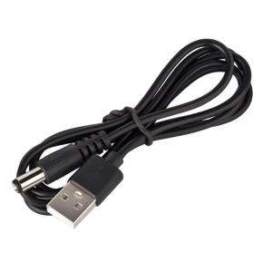 【並行輸入品】USB電源ケーブル USBオス→DCジャックオス(3.5/1.35mm) ブラック 1...