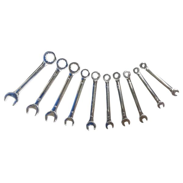 【並行輸入品】ミニ スパナセット コンビネーションレンチ 10本組 片目片口スパナ 作業工具 車 バ...