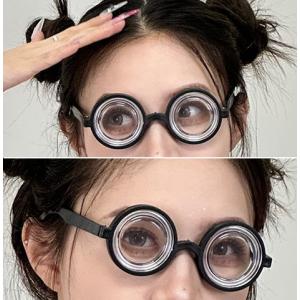 【並行輸入品】仮装用 ぐるぐるメガネ ビン底め...の詳細画像1