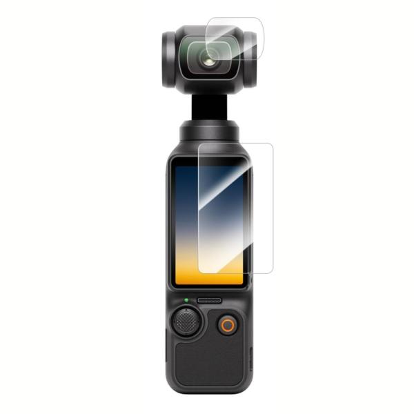 【並行輸入品】Osmo Pocket 3 ディスプレイ + レンズ 保護フィルム スクリーン プロテ...