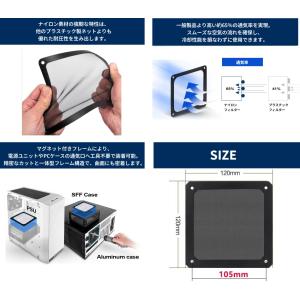【並行輸入品】PCケース 防塵ファンフィルター...の詳細画像2