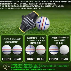 【並行輸入品】ゴルフボールマーカー 回転式 3...の詳細画像1