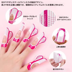 【並行輸入品】ピンク ネイルフォームシール 約...の詳細画像1