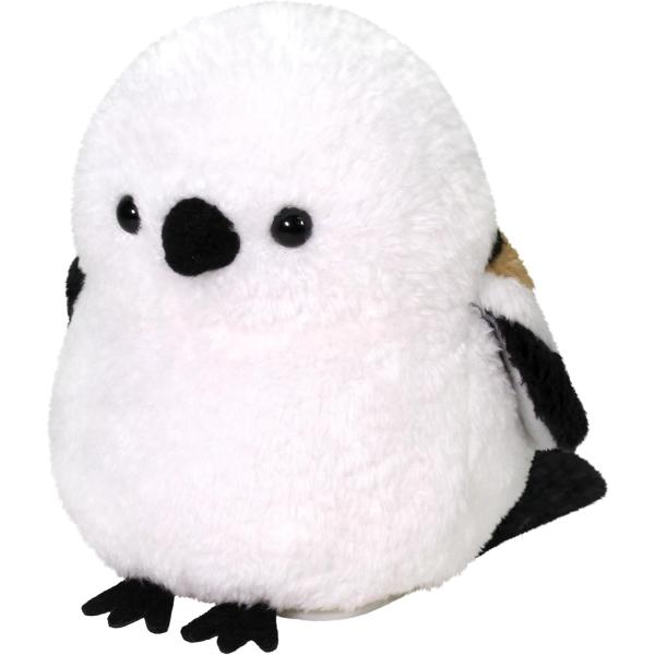 まねまねシリーズ まねまね シマエナガ 8203 165 動く ものまね ぬいぐるみ 音量機能 しゃ...