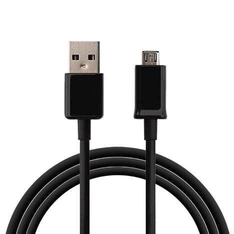 micro USBケーブル 80cm ブラック USB-A - MicroUSB ケーブル マイクロ...