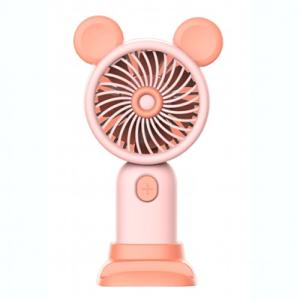 並行輸入品】ポケット扇風機 ピンク USB 充電式 携帯扇風機 冷風扇