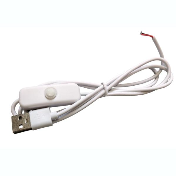 【並行輸入品】電源用USBケーブル オンオフ スイッチ付き 自作 LEDランプ _