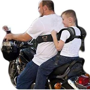 子供と安全にタンデム! バイク用 オートバイ 補助ベルト サスペンダー 親子 ツーリング シートベル...