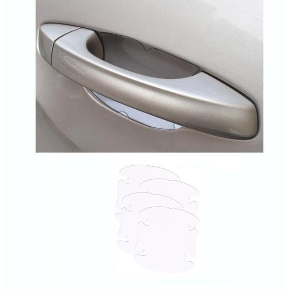 【並行輸入品】車用 ドアノブ保護シート 4枚セット 透明 傷 指紋防止 ガード フィルム ドアハンド...