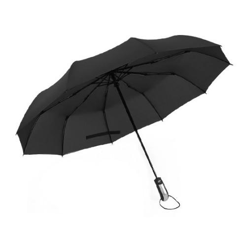 【並行輸入品】自動開閉 折りたたみ傘 ブラック 高強度10本骨 撥水 コンパクト ワンタッチ 折りた...
