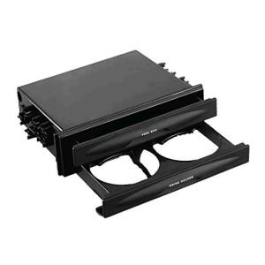 並行輸入品】1DIN 2段 ドリンクホルダー フリーボックス 小物入れ 空き