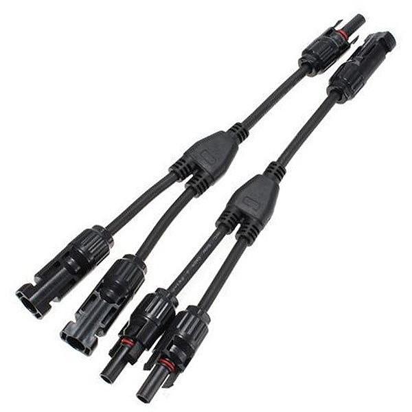 【並行輸入品】ソーラーパネル用 Y字型 並列用 MC4用 接続ケーブル用 コネクター オスメスセット...