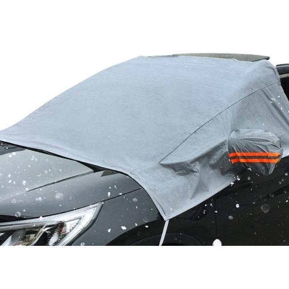 【並行輸入品】フロントガラス凍結防止シート シルバー 車 雪対策 凍結 防止 フロントガラスカバー ...