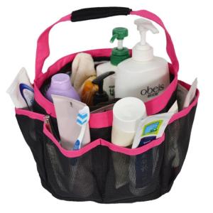 水泳 風呂用バッグ 収納バック 小物入れ (ピンク) _.