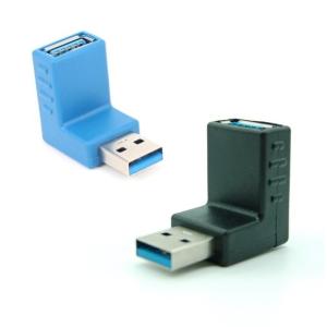 USB3.0 方向変換アダプター 上向き Aメス-Aオス 90度 _｜vaps