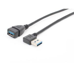 USB3.0 方向変換ケーブル 右向き 20cm 角度変更 延長ケーブル _