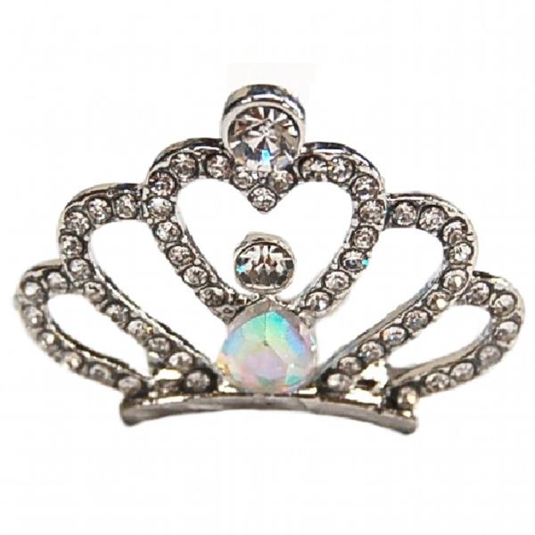 子供用 ティアラ キラキラヘアコーム H475 シルバー カチューシャ 髪飾り プリンセス 衣装 結...