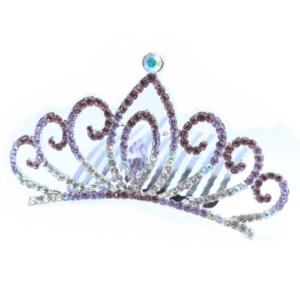 【並行輸入品】子供用 ティアラ キラキラヘアコーム H473 シルバー カチューシャ 髪飾り プリン...