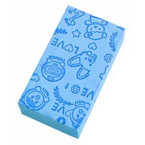 【並行輸入品】子供用スポンジ ブルー ベビーバススポンジ 吸水性 赤ちゃん 大人 両用 お風呂用 _