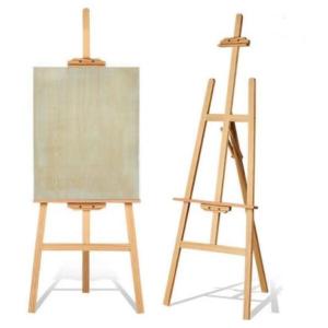 木製 イーゼル 145cm 絵画スタンド 高さ調節 角度自由 看板立て 油絵 画材 スケッチ __