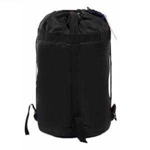寝袋保管用バック BIGサイズ 83×34 ブラック 通気性 収納袋 メッシュ