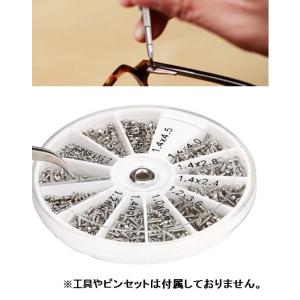 【並行輸入品】眼鏡用ねじ 120個入り メガネ...の詳細画像2