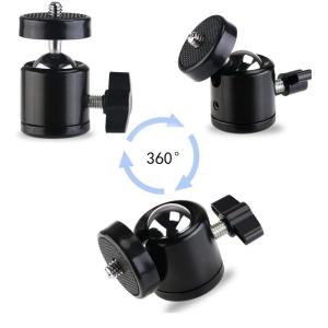 【並行輸入品】1/4規格 自由雲台 カメラ用 ...の詳細画像1