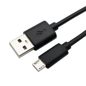 MicroUSBケーブル 1m 1A USB(A)オス - USB(Micro-B)オス データ転送 充電ケーブル (ブラック) _｜vaps