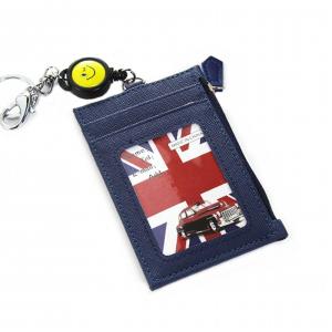 伸びるリール付 パスケース ネイビー 定期入れ 両面 レディース キーホルダー付 コインケース カードケース 小銭入れ うめのやonline 通販 Yahoo ショッピング