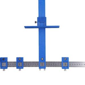 木工 穴位置決め定規 穴パンチ治具ドリル 木材掘削ツール
