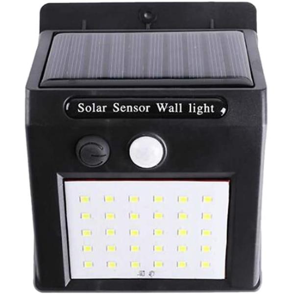 【並行輸入品】自動点灯 30LED 防水 LEDセンサーライト 人感センサー ソーラー充電 屋外 照...