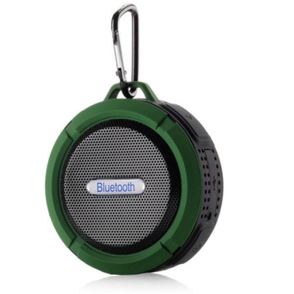 【並行輸入品】防水 高音質 ワイヤレス スピーカー グリーン Bluetooth コンパクト 持ち運...