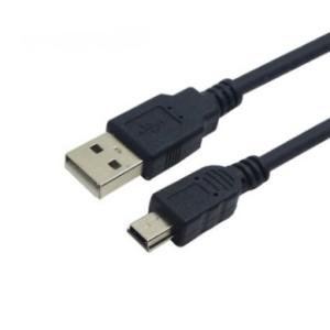 【並行輸入品】USB2.0 ケーブル A-miniB 1m ブラック USBケーブル _