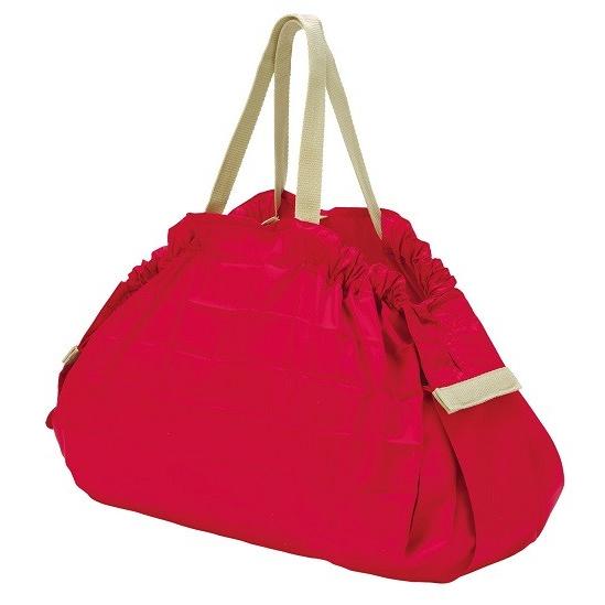 マーナ シュパット コンパクトバッグ レッド/L 折りたたみ エコバッグ 買い物袋 ショルダーバッグ...