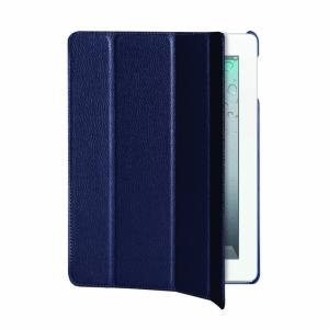 PURO iPad2用フラップカバー BOOKLET COVER IPAD 2 W/MAGNET & STAND UP ECO-LEATHER BLUE IPAD2ZETABLUE _.｜vaps