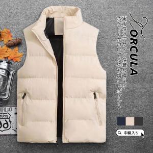 ダウンベスト メンズ 中綿ベスト ベスト 防寒ベスト